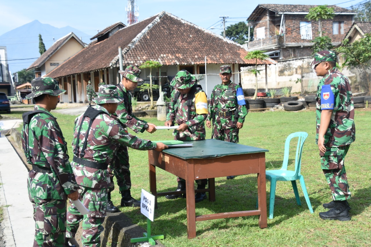 Prajurit Korem 073/MakutaramaTingkatkan Kemampuan Prajurit, Gelar Latihan Perorangan Jabatan